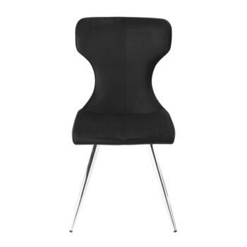 Topeka Side Chair in Chrome Finish