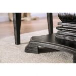 Elfredo Round Marble Dining Table – White & Antique Black | CM3755RT-TABLE