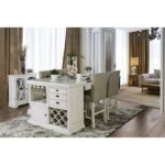 Sutton Counter Height Table – Antique White Farmhouse Dining | CM3390PT-TABLE