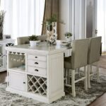 Sutton Counter Height Table – Antique White Farmhouse Dining | CM3390PT-TABLE