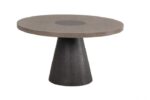 Broager 5 Pc Dining Table Set with Swivel Caster Chairs