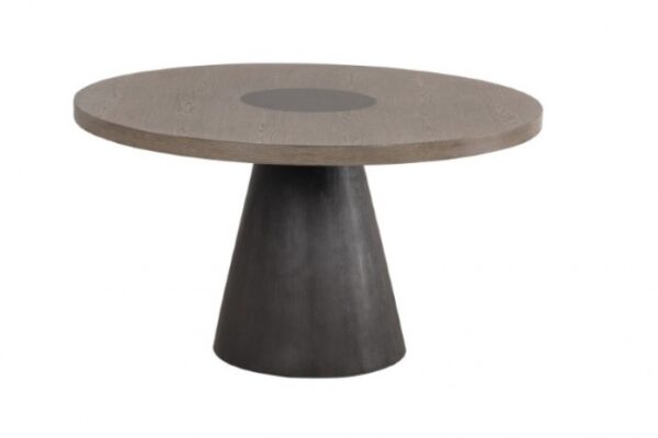Broager 5 Pc Dining Table Set with Swivel Caster Chairs