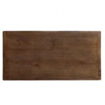 Sania Counter Height Dining Table – Rustic Antique Black Farmhouse Table