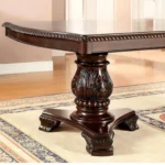 Bellagio Cherry Rectangular Extendable Dining Table by Furniture of America