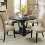 Nerissa 5 Pc Dining Table Set Rustic by Furniture of America