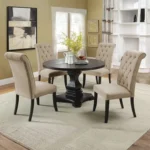 Nerissa 5 Pc Dining Table Set Rustic by Furniture of America - Image 2