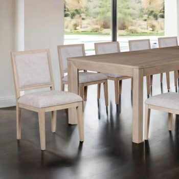 Hatton Cross 9 Pc Dining Table Set – Tawny Modern Contemporary Dining