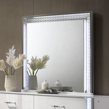 Hazeline White Mirror Dresser By Furniture Of America