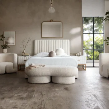 Channel Tufted Bed