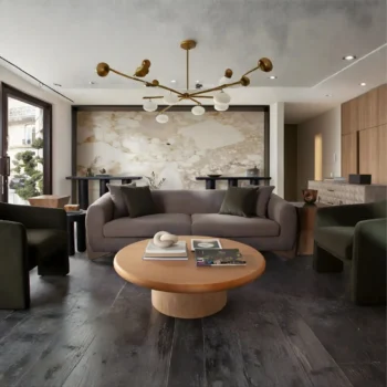 Round Oak Coffee Table