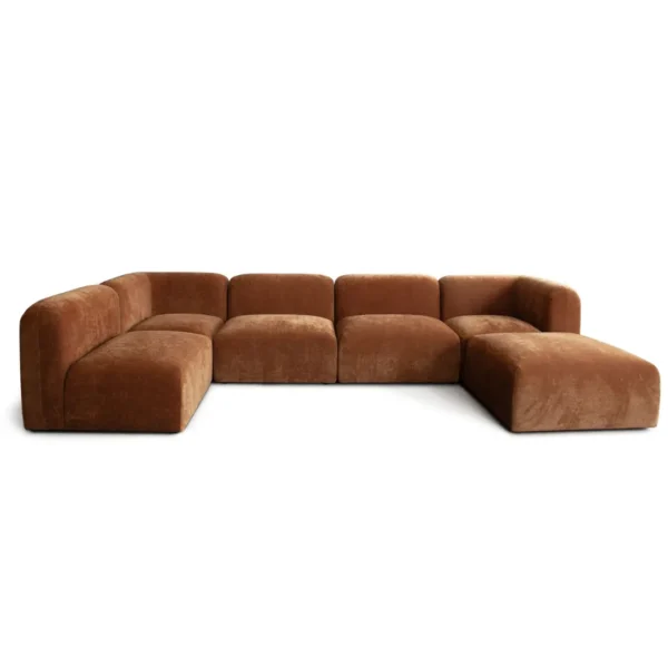 Echo 6PC Fabric Sofa Sectional Modern Modular Comfort