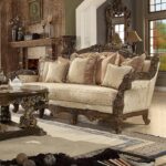 Met Ant Gold & Perfect Brown 3PCs Sofa Set HD-1609 By Homey Design - Image 3