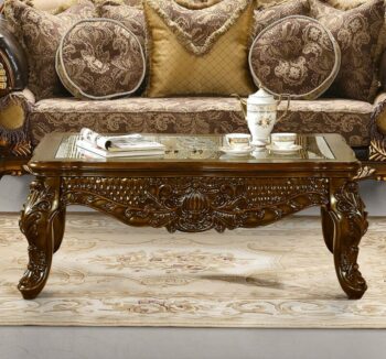 Luxury Mahogany Coffee Table & End Table Set HD-1064 By Homey Design |