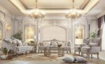 Luxury Silver 3 PCs Sofa Set HD-20339 By Homey Design