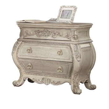 Ragenardus Antique White Finish Nightstand by ACME