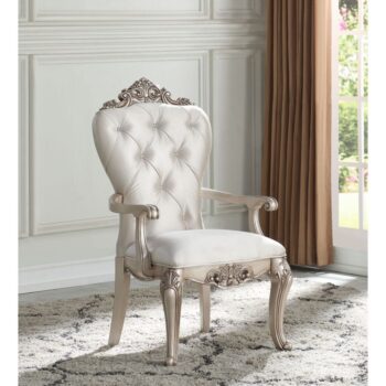 Cream Fabric Arm Chair