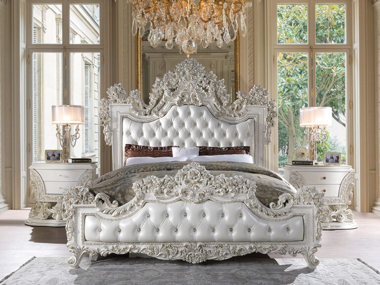 Luxury Eastern King Bed Hd-1813 By Homey Design | Mobilia Cleopatra 3 Luxury Eastern King Bed HD-1813 By Homey Design - Image 1