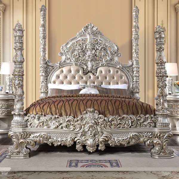Luxury California King Bed Hd-1811 By Homey Design | Mobilia Cleopatra 3 Luxury California King Bed HD-1811 By Homey Design - Image 1