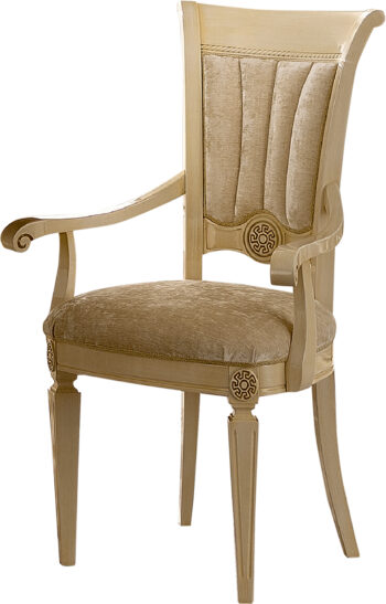 Aida Arm Chair Ivory i24071 By ESF Furniture |
