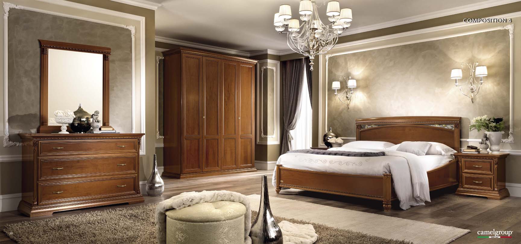 Treviso Night Composition 4 In Cherry P7688 By Esf Furniture | Mobilia Cleopatra 3 Treviso Night Composition 4 in Cherry p7688 By ESF Furniture - Image 1