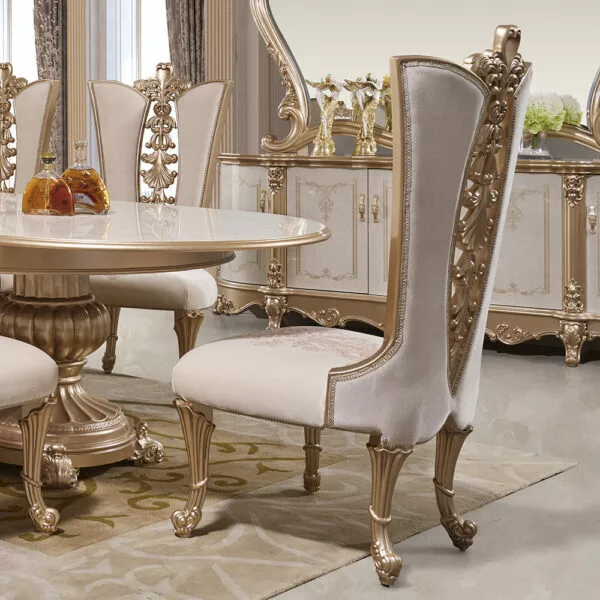 Luxury Side Chair Hd-9083 By Homey Design | Mobilia Cleopatra 3 Luxury Side Chair HD-9083 By Homey Design - Image 1