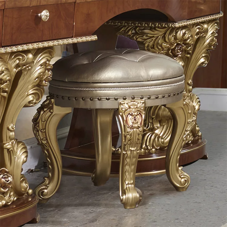 Luxury Stool Hd-9090 By Homey Design | Mobilia Cleopatra 3 Luxury Stool HD-9090 By Homey Design - Image 1