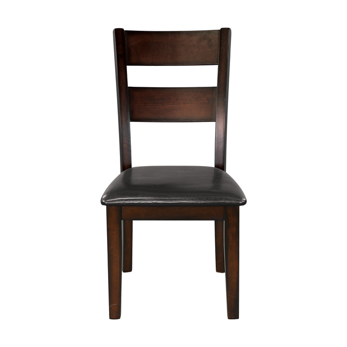 Dark Cherry Mantello Collection Side Chair Set Of 2 By Homelegance | Mobilia Cleopatra 3 Dark Cherry Mantello Collection Side Chair Set Of 2 By Homelegance - Image 1