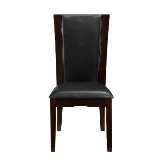 Espresso Daisy Collection Side Chair Set Of 2 By Homelegance | Mobilia Cleopatra 3 Espresso Daisy Collection Side Chair Set Of 2 By Homelegance - Image 1