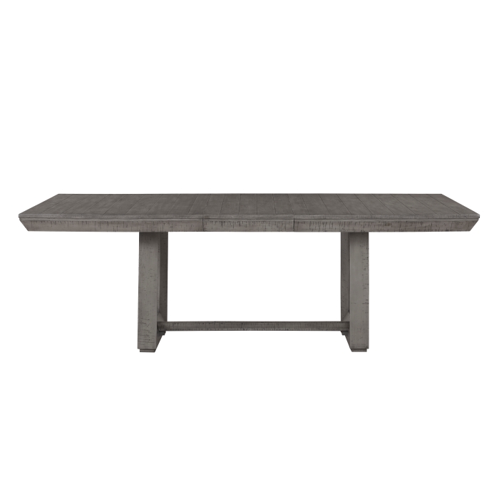 Gray Gresham Collection Dining Table By Homelegance | Mobilia Cleopatra 3 Gray Gresham Collection Dining Table By Homelegance - Image 1
