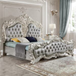 Silver Gray Bed HD-5800GR By Homey Design - Image 3