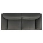 Buxton Top Grain Leather Sofa Graphite By Coaster Furniture - Image 2