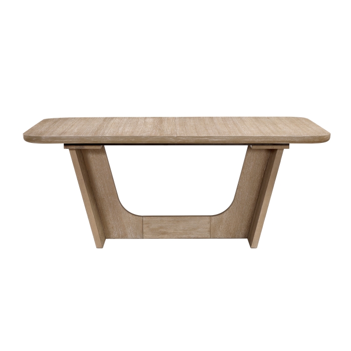 Wilshire Dining Table In Natural Finish By Homelegance | Mobilia Cleopatra 3 Wilshire Dining Table In Natural Finish By Homelegance - Image 1