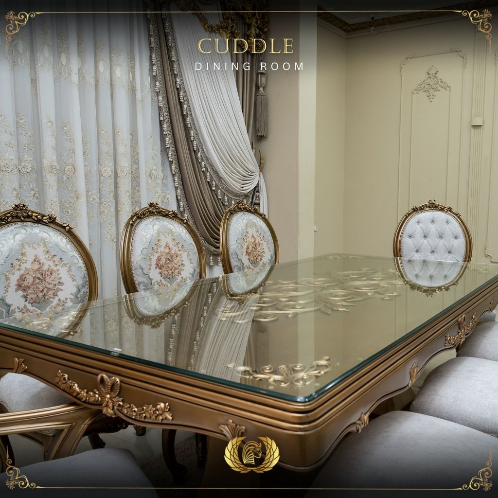 Handmade Bronze Cuddle Dining Table | Mobilia Cleopatra 3 Handmade Bronze Cuddle Dining Table - Image 1