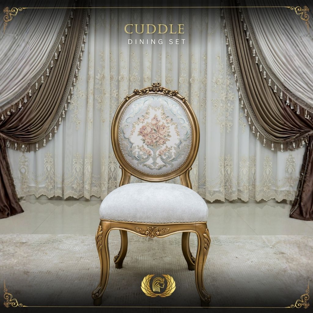 Handmade Bronze Cuddle Side Chair | Mobilia Cleopatra 3 Handmade Bronze Cuddle Side Chair - Image 1