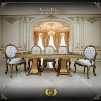 9PCS Handmade Bronze Cuddle Dining Set