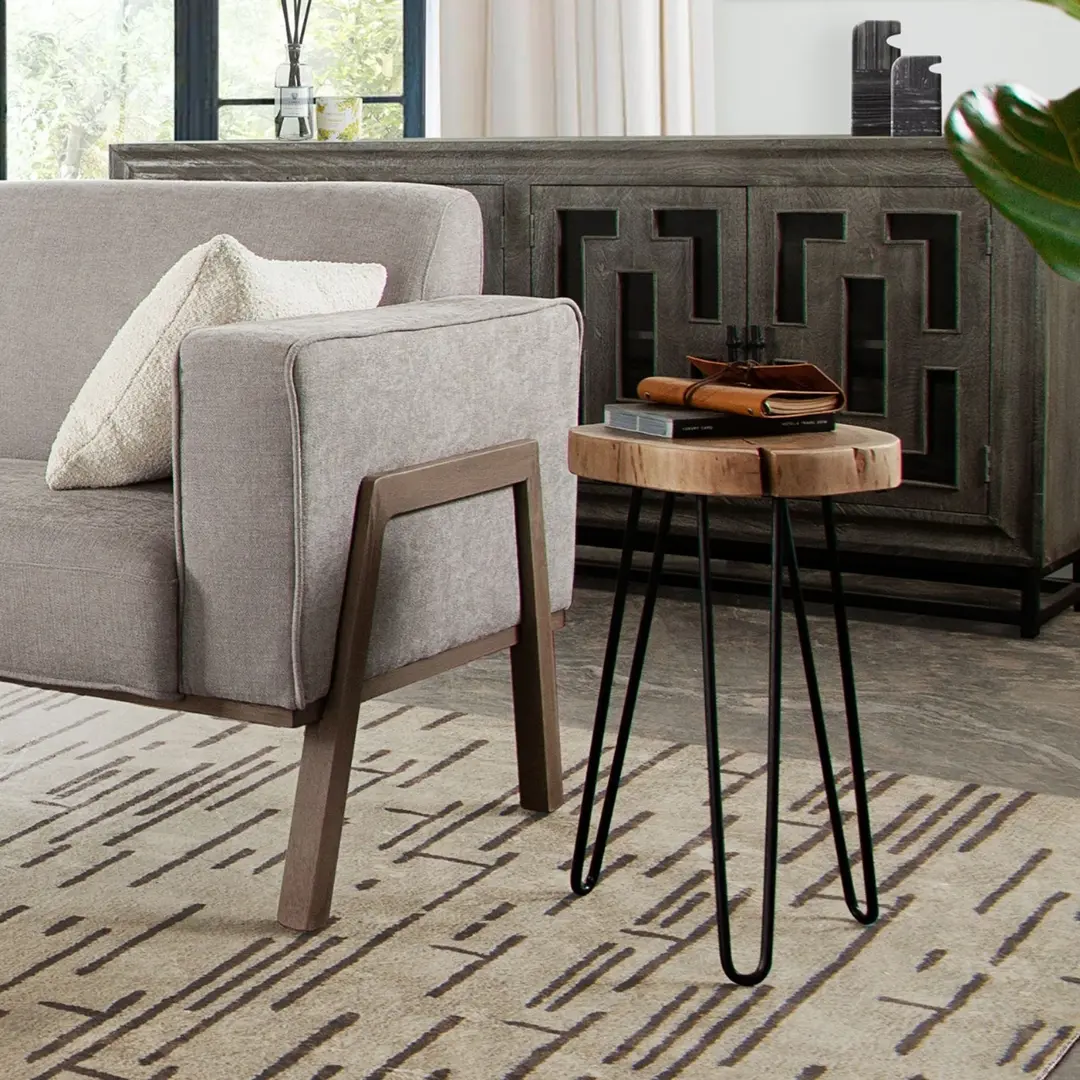 Joss Natural Modern End Table By Diamond Sofa | Mobilia Cleopatra 3 Modern End Table