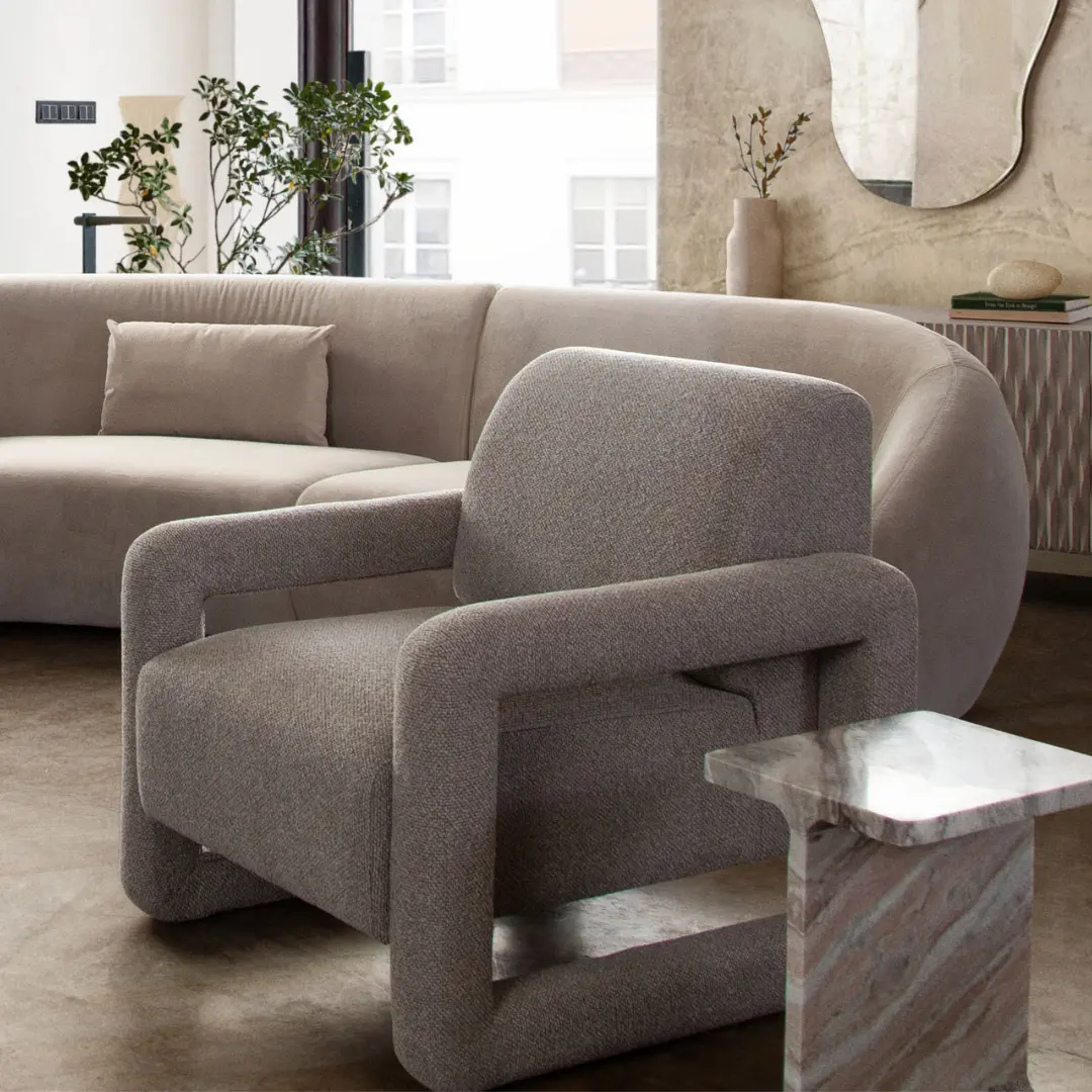 Kona Open Arm Fabric Accent Chair By Diamond Sofa | Mobilia Cleopatra 3 Fabric Accent Chair