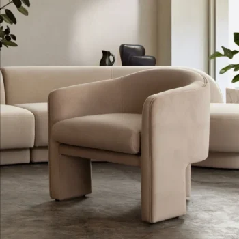Velvet Accent Chair
