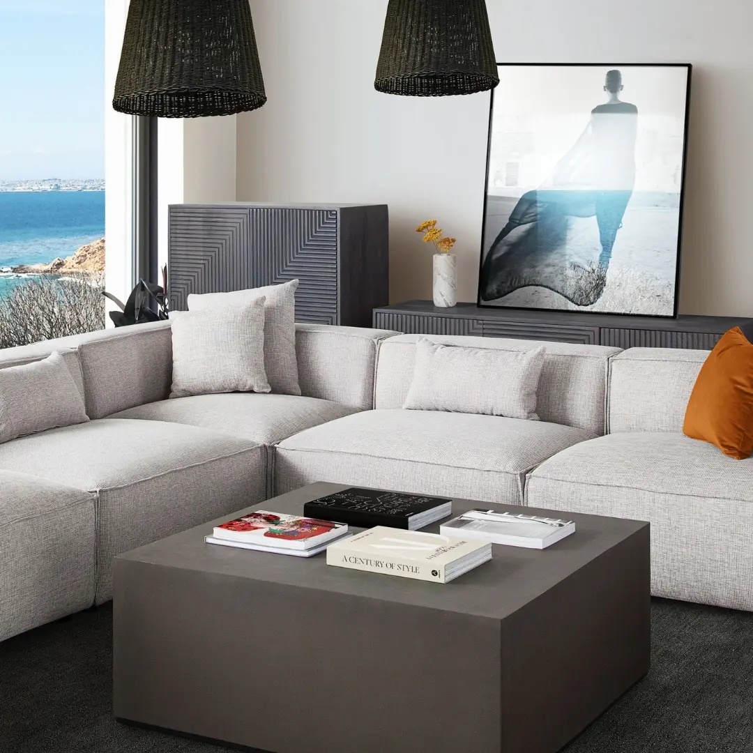 Montage Modern Square Coffee Table By Diamond Sofa | Mobilia Cleopatra 3 Modern Square Coffee Table
