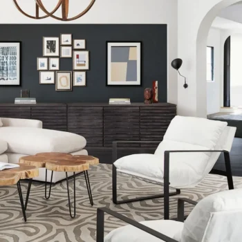 Metal Accent Chair