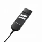 Lusio Brown Linen Power Recliner Lift Chair & Cup Holder by ACME - Image 5