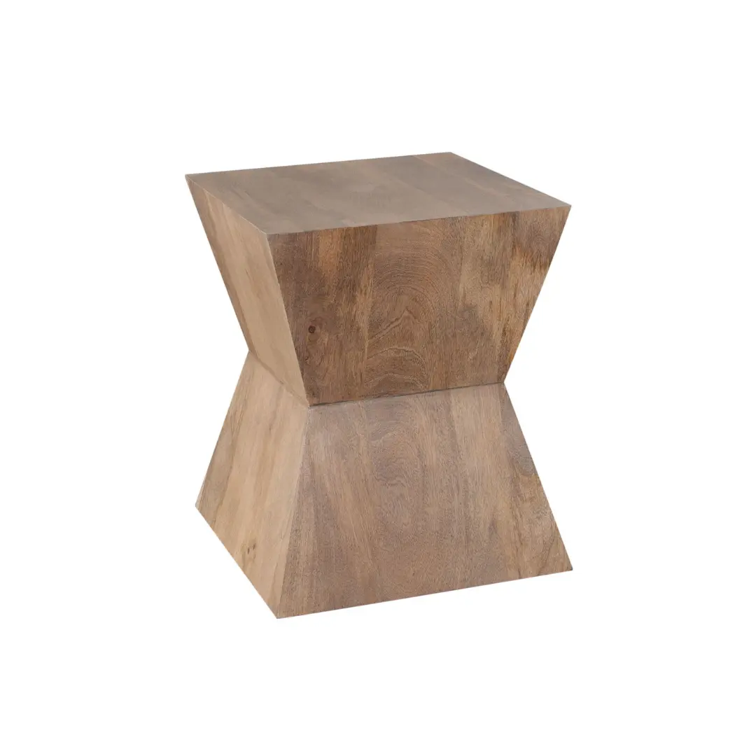 Nara Sculptured Wood End Table By Diamond Sofa | Mobilia Cleopatra 3 Wood End Table