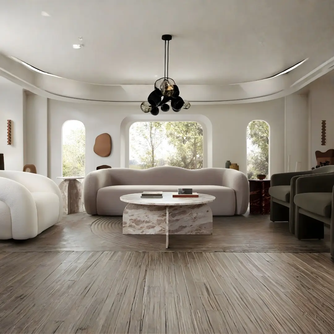 Nebula Round Marble Coffee Table By Diamond Sofa | Mobilia Cleopatra 3 Round Marble Coffee Table