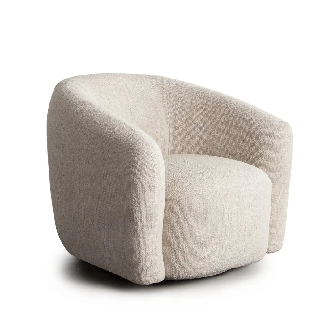 Ocean Fabric Accent Swivel Chair By Diamond Sofa | Mobilia Cleopatra 3 Accent Swivel Chair