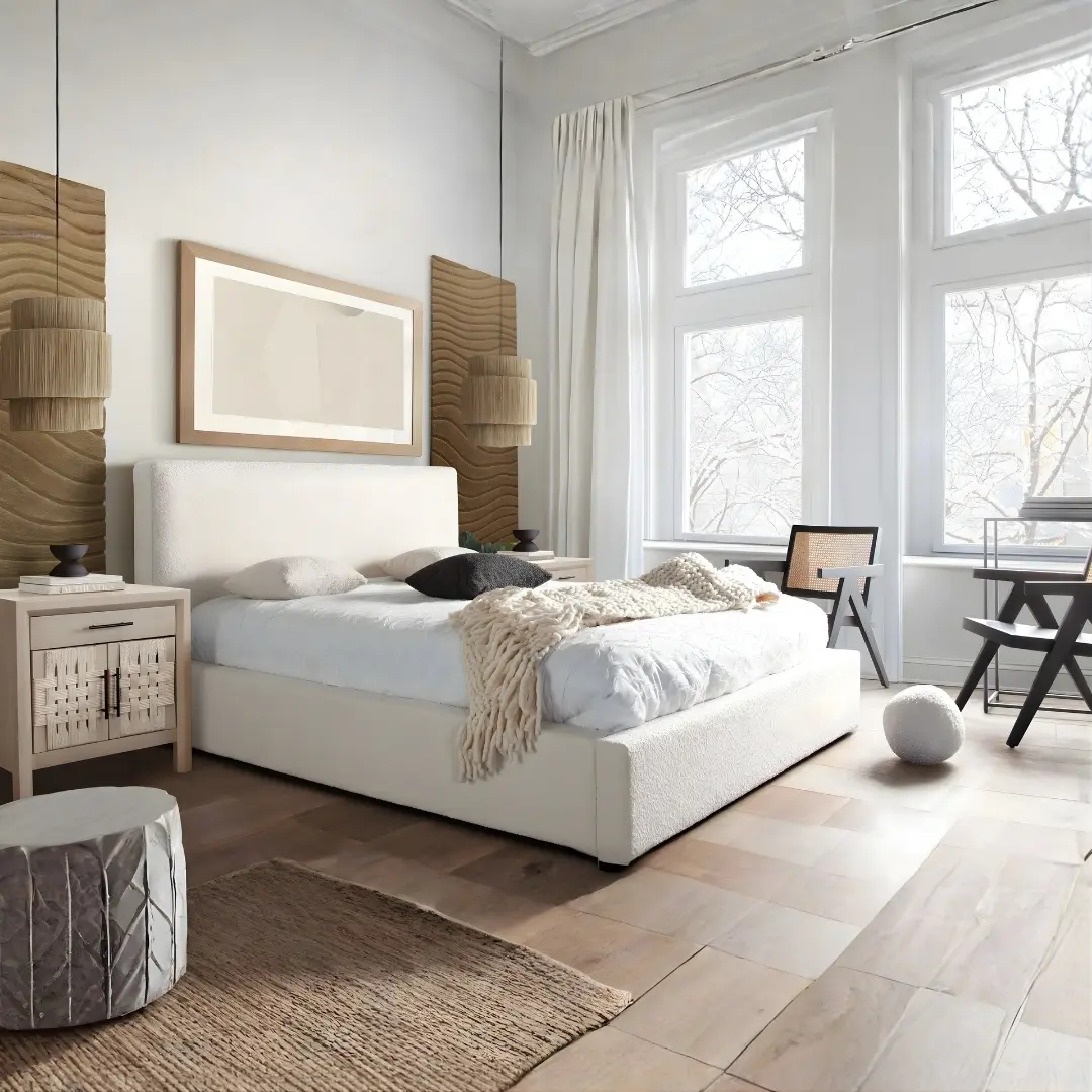 Palm Natural Nightstand Solid Wood By Diamond Sofa | Mobilia Cleopatra 3 Nightstand Solid Wood