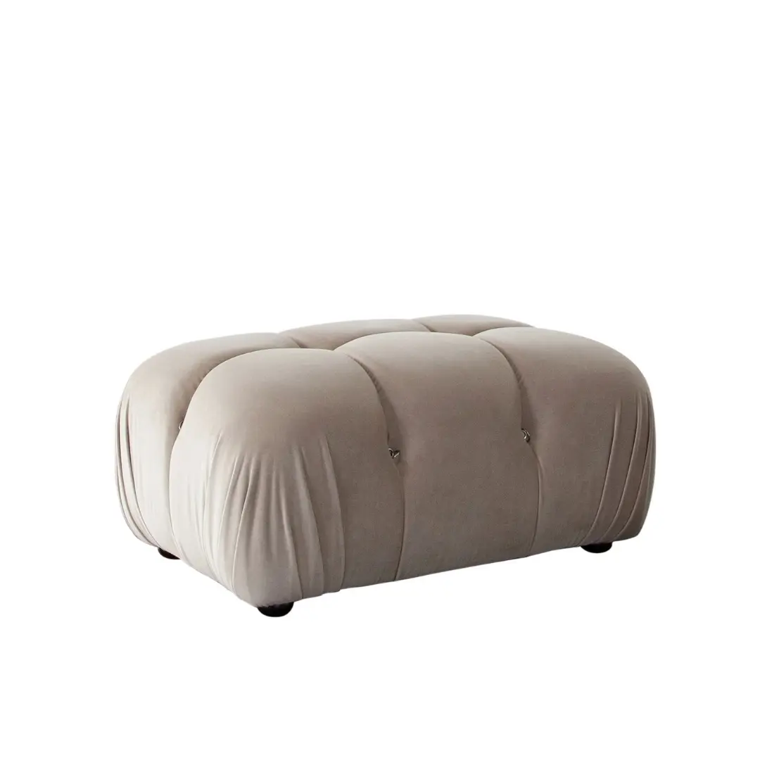 Paloma Rectangle Velvet Ottoman By Diamond Sofa | Mobilia Cleopatra 3 Velvet Ottoman