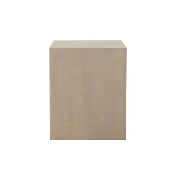 Natural Wood End Table