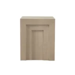 Natural Wood End Table