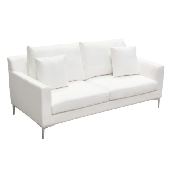White Upholstered Sofa