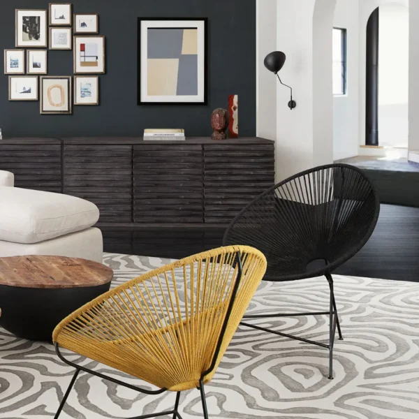 Orange Accent Chair